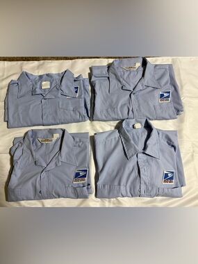 Men’s USPS uniform shirts bundle - various sizes
